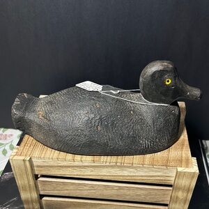 Black Duck Decoy for Bird Enthusiasts